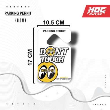 Gantungan Spion Mobil MOONEYES LOOK Parking Permit Hiasan Interior MOONEYES
