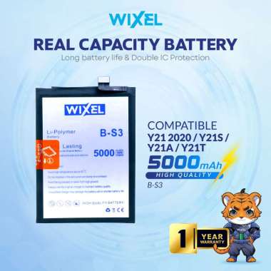 WIXEL Baterai B-S3 Y21 2020 / Y21S / Y21A / Y21T Double Power Real Capacity Batre Batrai Battery Dua