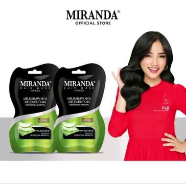 MIRANDA Hair Mask Sachet ALOE VERA / HIJAU