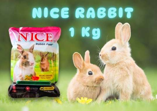 Pakan Pelet Kelinci NICE RABBIT 1 Kg - Makanan Kelinci NICE 1Kg