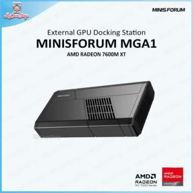 MINISFORUM MGA1 EGPU ENCLOSURE DOCKING STATION WITH AMD RADEON 7600M XT 8G