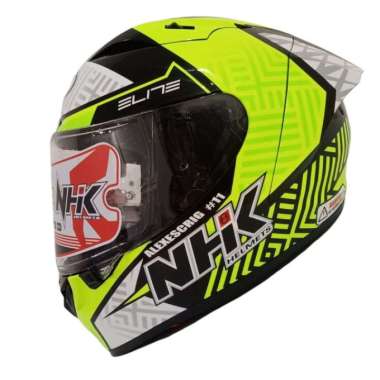 HELM NHK GP R TECH STREET ALEX ESCRIG BLACK YELLOW M-L