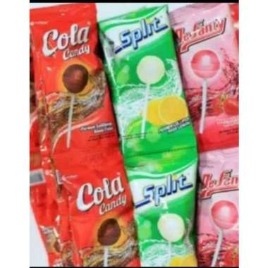 permen lolipop lollipop cola candy split candy de fanty isi 12pcs Cola