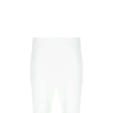 Benang Jarum - High Waist Ankle Pants - Ivory M
