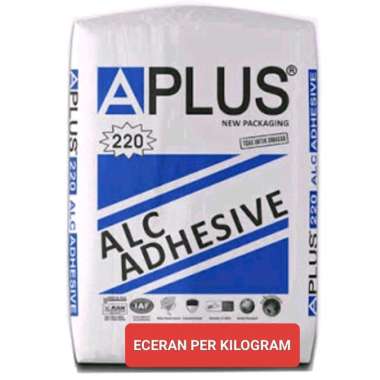 Semen Perekat Bata Ringan Hebel Eceran Per Kilogram Aplus 220 ALC Adhesive