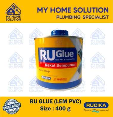 LEM PVC | RU GLUE | LEM PIPA RUGLUE 400 gr Kaleng