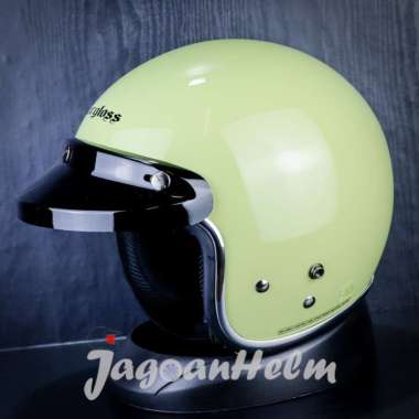CARGLOSS HELM CFM2 LIST CHROME | APPLE GREEN | CFM 2 CARGLOS M