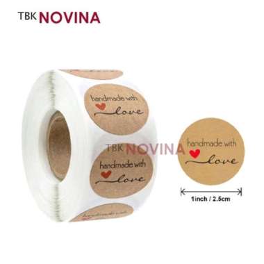 [KODE 52] Stiker Thank You / Label segel Terima kasih 2.5cm (10pcs) KODE 052