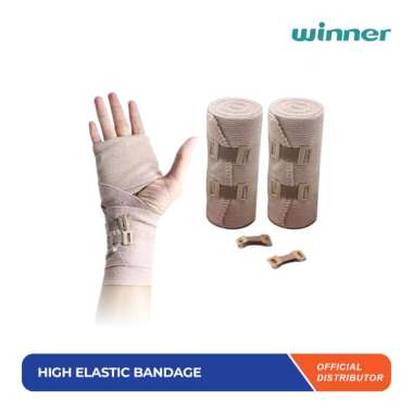 Winner High Elastic Bandage Perban Elastis 15cm x 4.5m