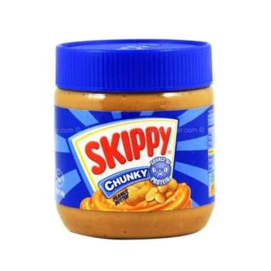 selai peanut butter skippy chunky 340