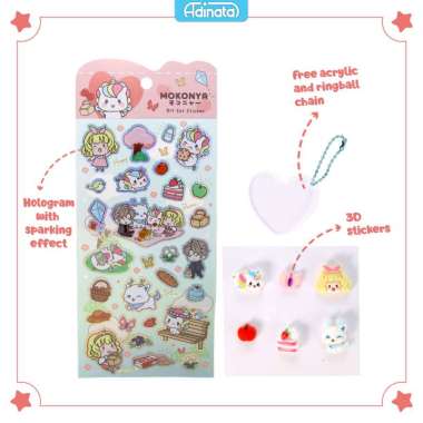 Mokonya DIY Set Stickers 2450-6164 / Stiker - Adinata