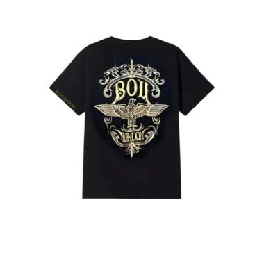 BOY LONDON GOLD CROWN WING BLACK TEE 100% Authentic S