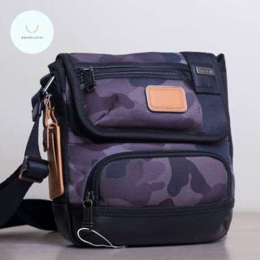 Tumi Kerby Crossbody Camo Black/Kaki Canvas