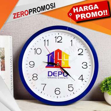Souvenir Jam Dinding 199 Custom Logo Desain
