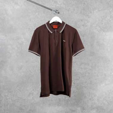 Polo HUGO BOSS HUGO DINOSO WHITE BROWN POLO 100% ORIGINAL XL