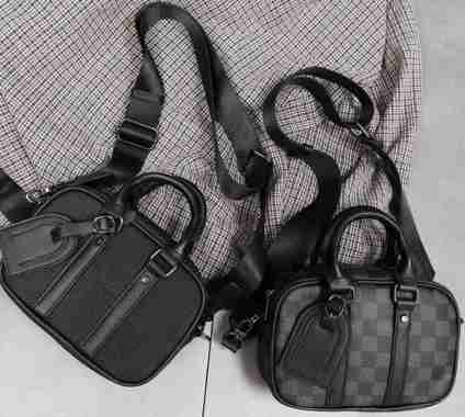 Tas Tangan Clutch Tas Selempang Pria Kulit PU Pria Kecil Tas Jalan Sling Bag TP-316 Kotak