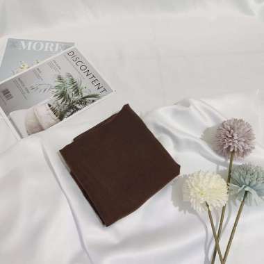 Hijabmood - Paris Premium Voal // Paris Premium // Segi Empat Paris Polos Dark Coklat