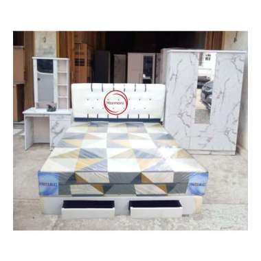 PAKET SESERAHAN LAMARAN LEMARI SET / PAKET HANTARAN LAMARAN / PAKET HEMAT FURNITURE KAMAR KASUR BUSA