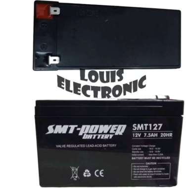 Baterai Aki Kering SMT-POWER SMT127 12V 7.5AH