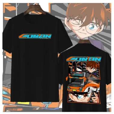 Kaos Baju BUSMANIA SJM TRANS CONAN BUS Mania Bis Bismania SHD polos XXL Hitam