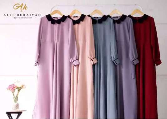 In'am Gallery | Gamis Umama by Alfi Huraiyah PEANUT BUTTER - S
