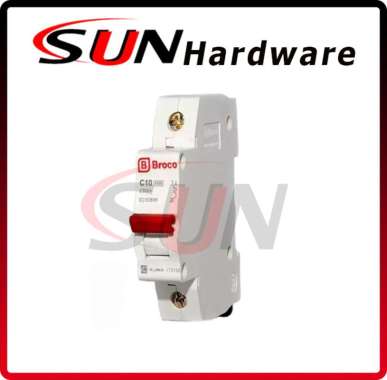 Saklar Listrik Mcb Broco C 2 4 6 10 16 A Ampere 1 Phase Original Asli 2A