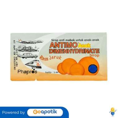 ANTIMO ANAK RASA JERUK 5 ML SACHET
