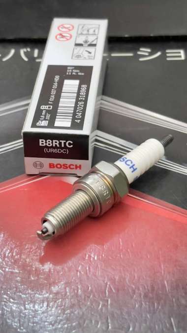 [ASLI 100%] BOSCH BUSI BEAT UR6DC MADE IN CHINA SPARK PLUGS UR5DC KARISMA MX