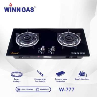 Winn Gas Kompor 2 tungku Tanam W777 KOKANA 2 TUNGKU