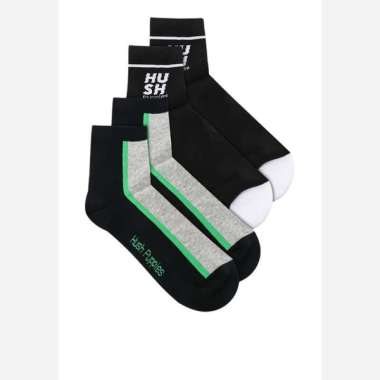 Hush Puppies Marcus M Qua Socks Pria Navy/Navy Semua Ukuran