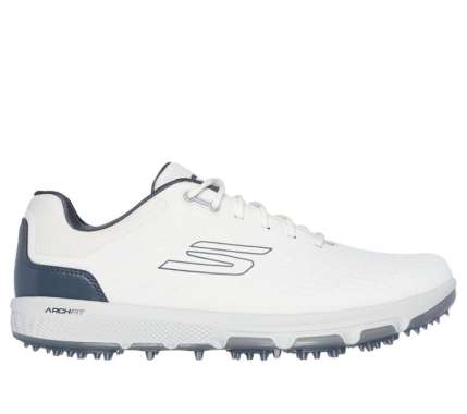 Sepatu Pria Skechers Go Pro 6 Sl White (214097OFW) Original 46