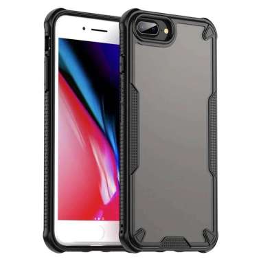 Armor Matte Case iPhone 7 Plus - 8 Plus - Cover Casing Clear Hard Soft Casing Transparent Transparan