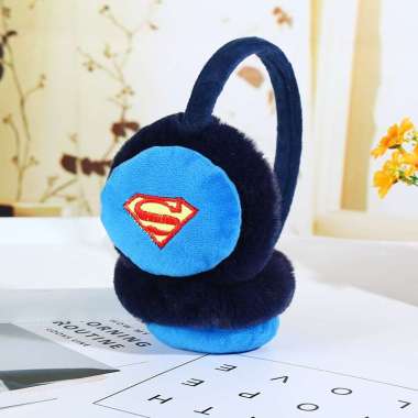 Earmuff/Penutup Telinga musim Dingin Bayi anak-anak dan Dewasa SUPERHERO SUPERMAN