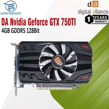 VGA CARD DIGITAL ALLIANCE GTX 750TI 4GB GDDR5 128 BIT NVIDIA GRAPHIC