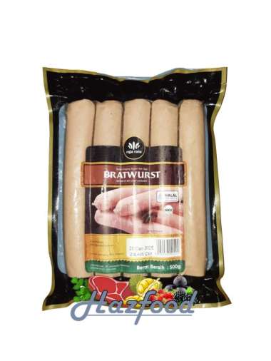 Sosis Bratwurst Raja Rasa | Sosis Daging Sapi dan Ayam 500 Gram