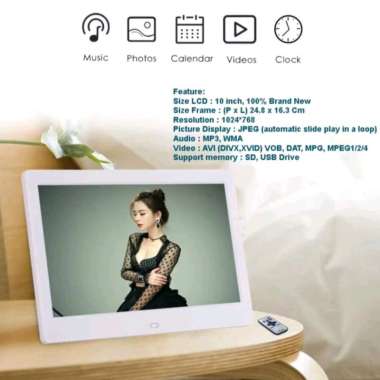Digital photo frame high Definition Media Frame Digital 10" inch