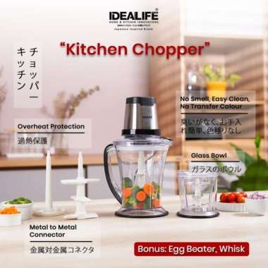 IDEALIFE Electric Chopper Double Bowl IL-219S MURAH