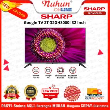 Sharp Google TV LED Digital TV 2T-C32GH3000i 32 Inch 2K
