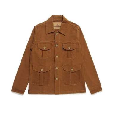 JAKET PRIA - CANVAS JAKET - ESTO CAMEL FIELD JACKET - JAKET PARKA XL