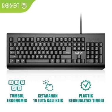 ROBOT RK20 Keyboard USB Kabel Office Wired Keyboard RK 20 ORIGINAL