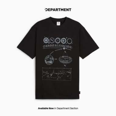 Kaos Pria PUMA GRAPHICS L HOMME & LA MACHINE 62404601 ORIGINAL XS