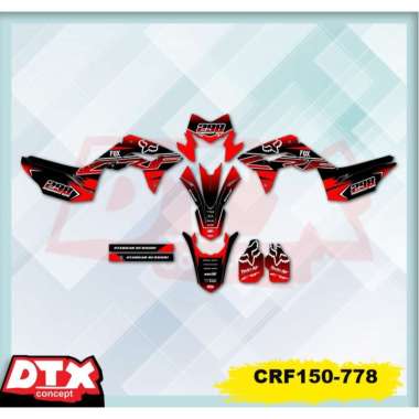 decal crf150 full body decal crf150 decal crf150 supermoto stiker motor crf150 stiker motor keren st