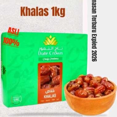 Kurma Date Crown Khalas 1kg