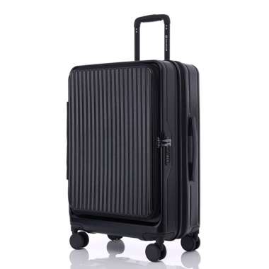 Navy Club Travora Koper Hardcase ABS PC - 4 Roda Putar TSA Lock - Size 20+28 Inch Black