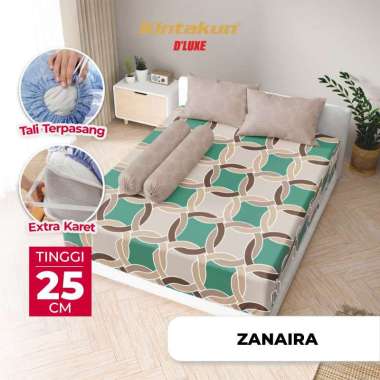 Kintakun Hampers Wedding Sprei 180 x 200 Tinggi 25cm Motif ZANAIRA Box Premium Free Kartu Ucapan