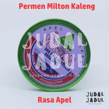 Permen Milton Kembang Gula 30gr ( 1 Kaleng Isi 50 Butir ) APEL