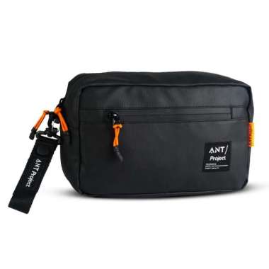 ANT PROJECT - Tas Handlebar Bag TROY 3in Bisa Selempang Hitam
