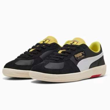 Sepatu Casual Pria PUMA Palermo x Ferrari Palermo Black White 308717 01 42
