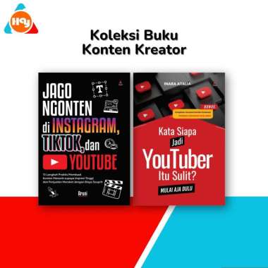 Buku Jago Konten di Intgrm,Tktk Dan Youtube, Kata Siapa Jadi Youtuber Itu Sulit? - Anak Hebat Indone