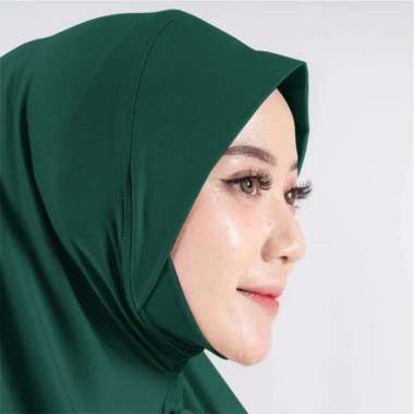 (25 WARNA) BERGO DAGU MALAYSIA Instan Simple SIZE M LABEL AKRILIK Jilbab Nyaman Panjang Spandex hija